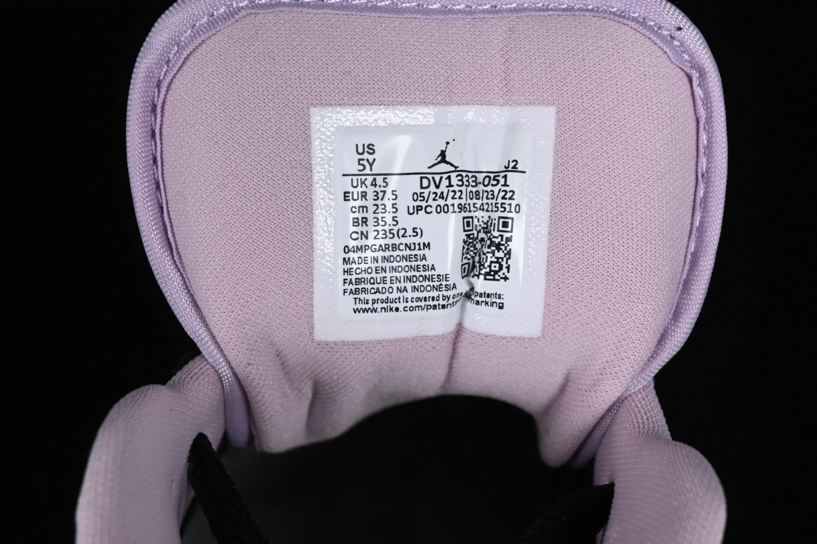 All categories Air Jordan Jordan series basketball shoes Air Jordan 1 Low G version pure original Air Jordan 1 Low AJ1 Joe 1 black powder low-top cultural casual sneakers DV1333-051